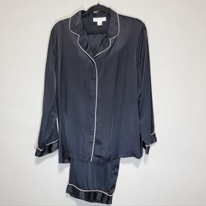 Oscar Rossa Silk Pajama Set